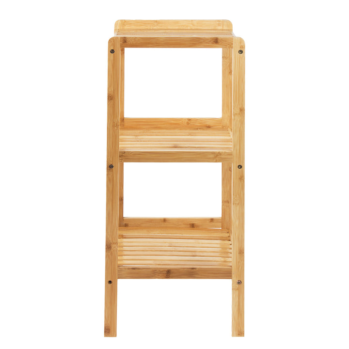 Armadietto da bagno in bambù GreenBlue, 370x330x780mm, 3 ripiani, GB321, 2 pezzi