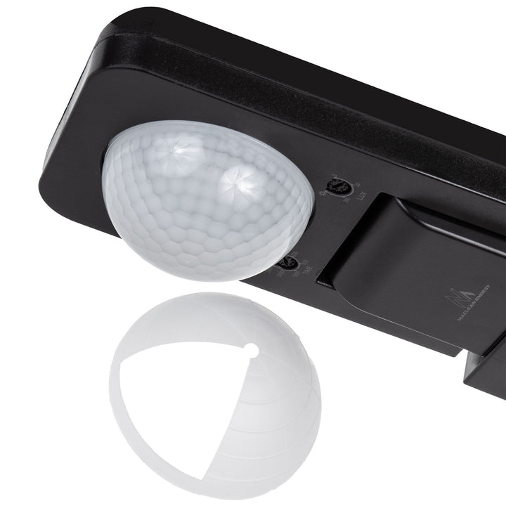 Rilevatore di movimento Maclean PIR, infrarosso, IP65, max 2000W, nero, MCE243 B, 2 pezzi