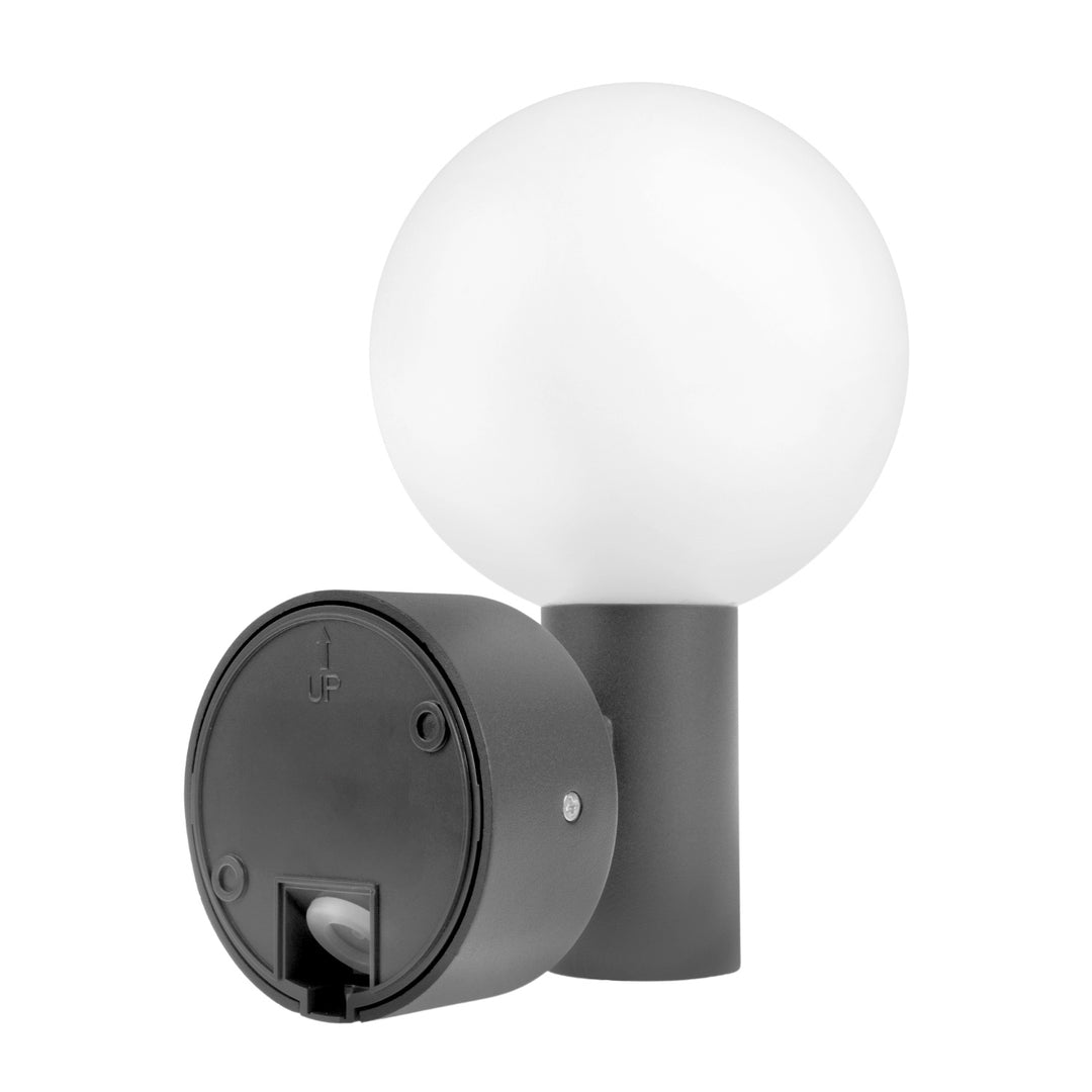 Sensore di movimento Maclean Lampada LED, sensore di movimento PIR, grigio, 15W, IP65, 1600lm, bianco neutro (4000K) MCE515 GR, 2 pezzi