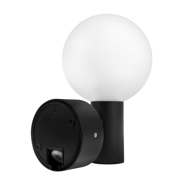 Sensore di movimento Maclean Lampada LED, sensore di movimento PIR, nero, 15W, IP65, 1600lm, bianco neutro (4000K) MCE515 B, 2 pezzi