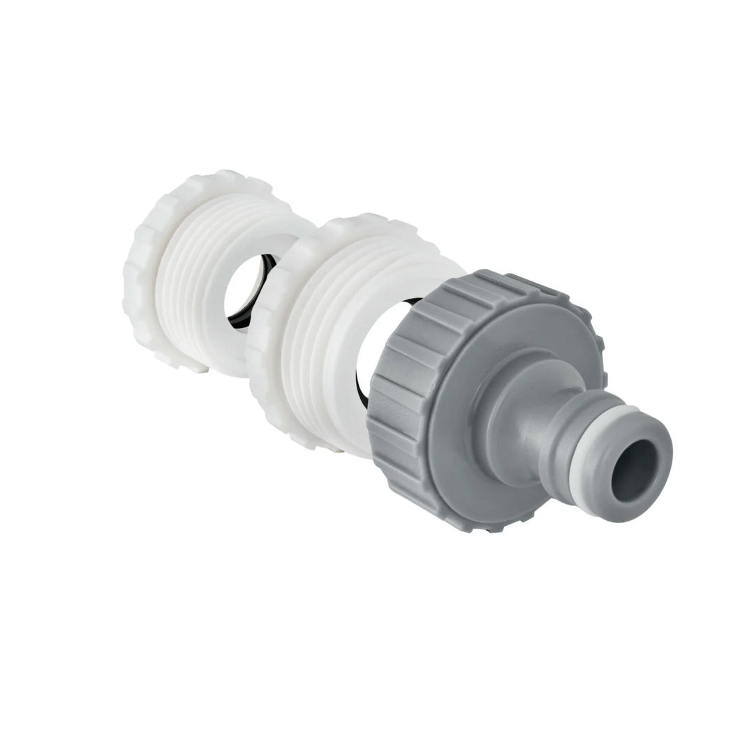 Set da giardino Vartco, tubo da 1/2'' 20m, raccordo rapido stop and go, raccordo per rubinetto, irrigatore, staffa a muro, Home Set