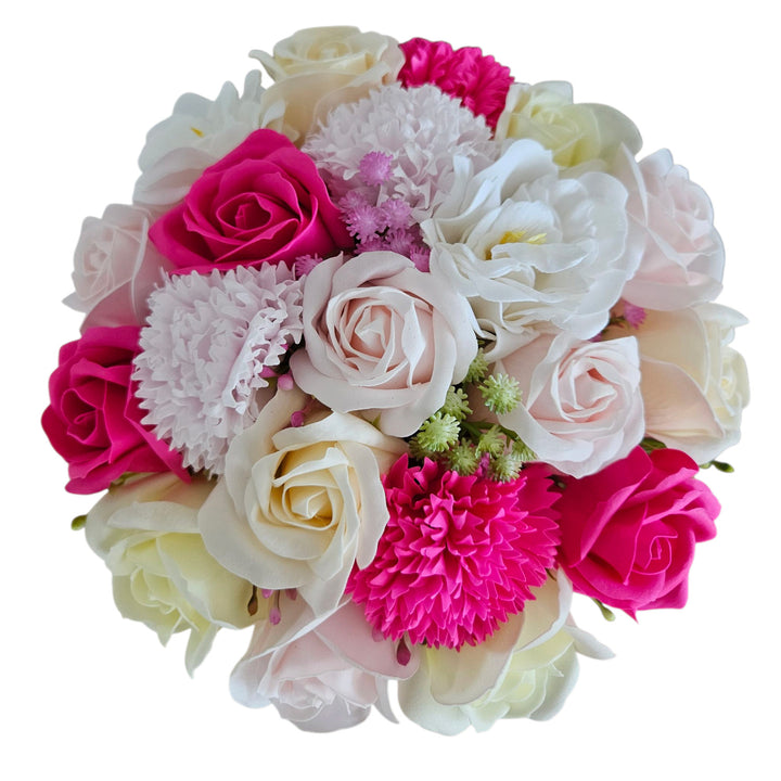 Fioriera con fiori di sapone - rose di sapone regalo, Damich