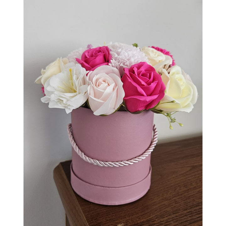 Fioriera con fiori di sapone - rose di sapone regalo, Damich
