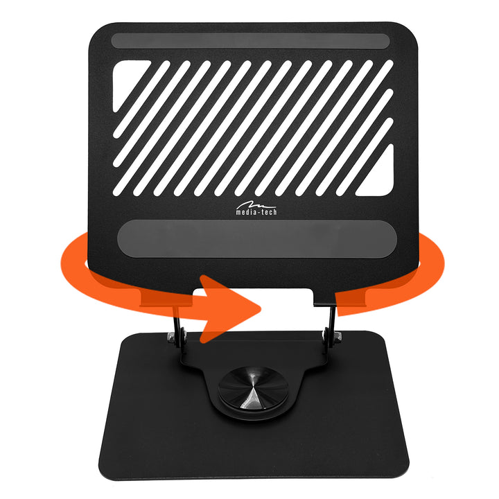 Supporto ergonomico regolabile e girevole per laptop 10-17, Media-Tech MT2662
