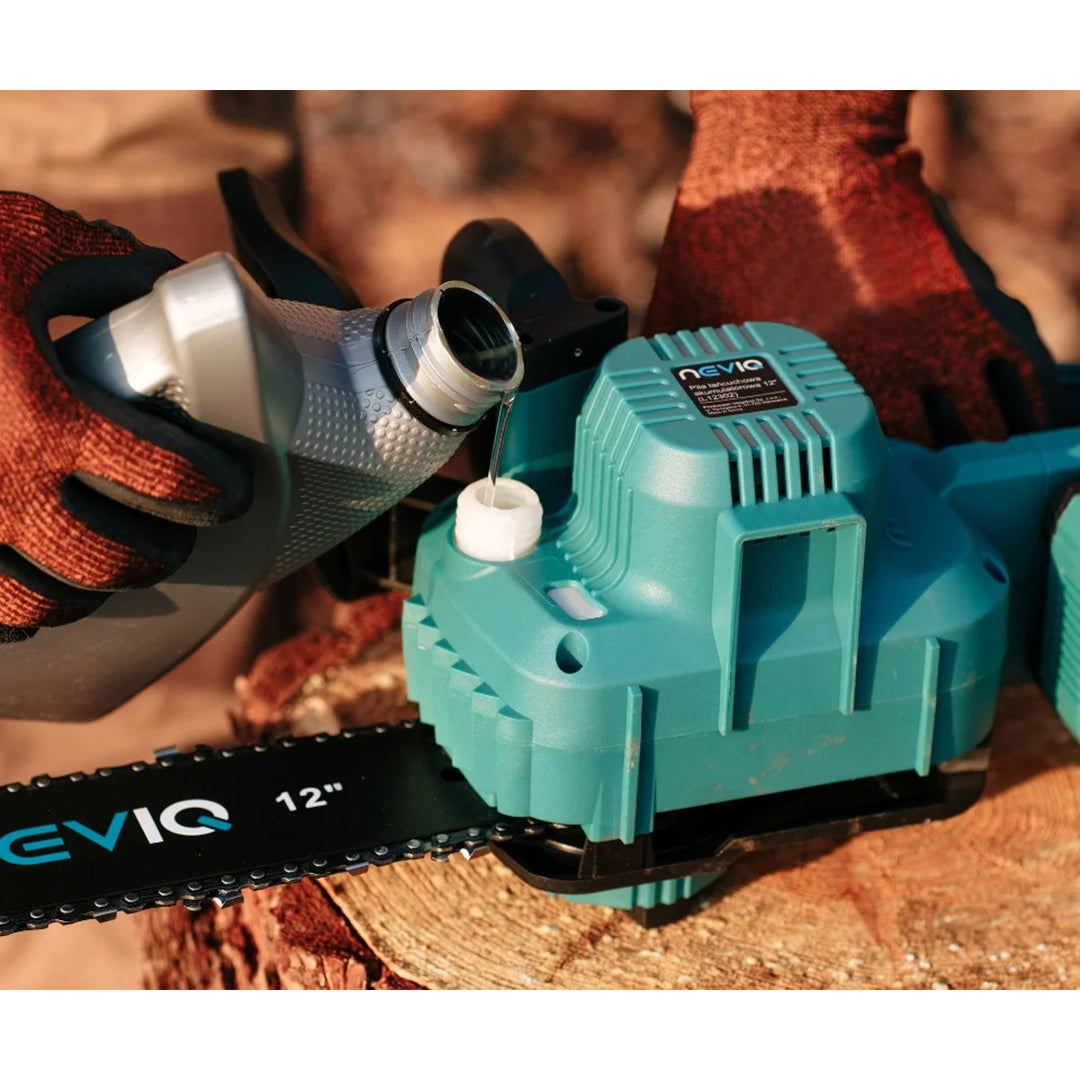 Motosega a batteria NEVIQ, barra 12'', 1000W, motore brushless, L12302