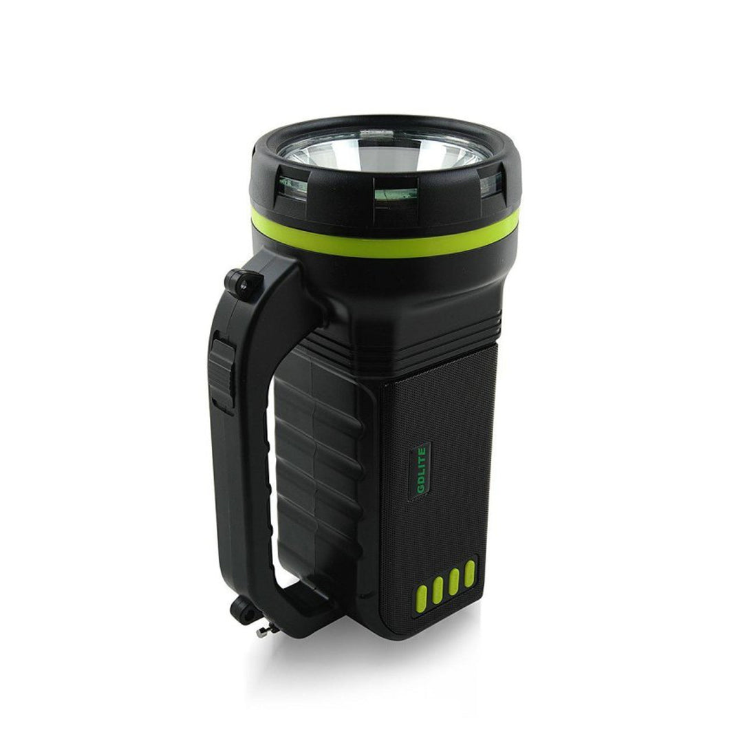 Torcia solare multifunzionale Verna, 6in1, powerbank, pannello solare, lampada, luci LED, altoparlante+radio, Tur000008