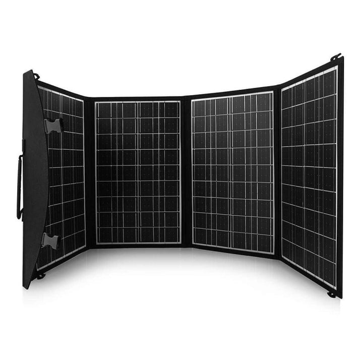 Pannello solare, caricatore, 60W, 2 porte USB, nero e arancione, A06