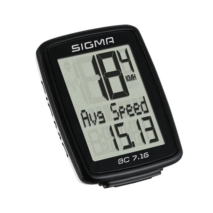 Contatore di cicli Sigma, cablato, start/stop, display a tre righe, BC 7.16