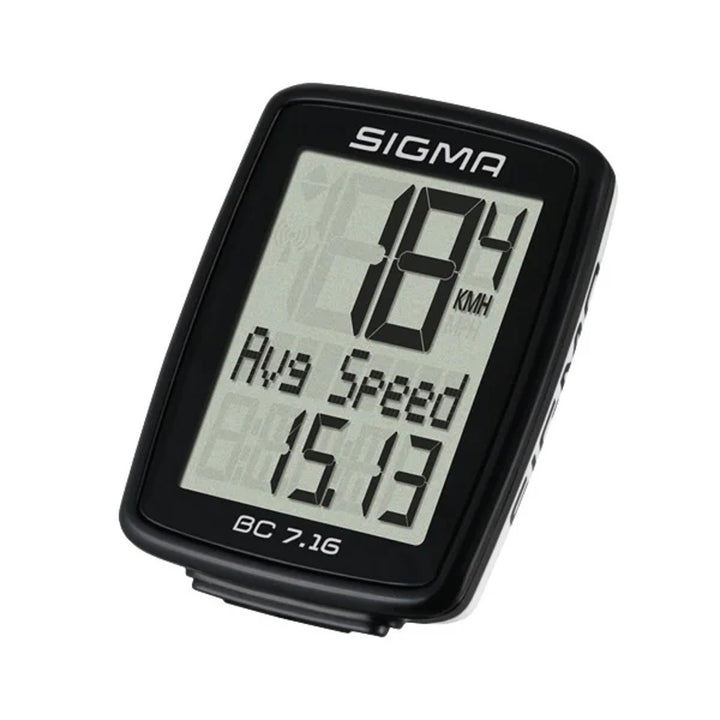 Contatore di cicli Sigma, cablato, start/stop, display a tre righe, BC 7.16
