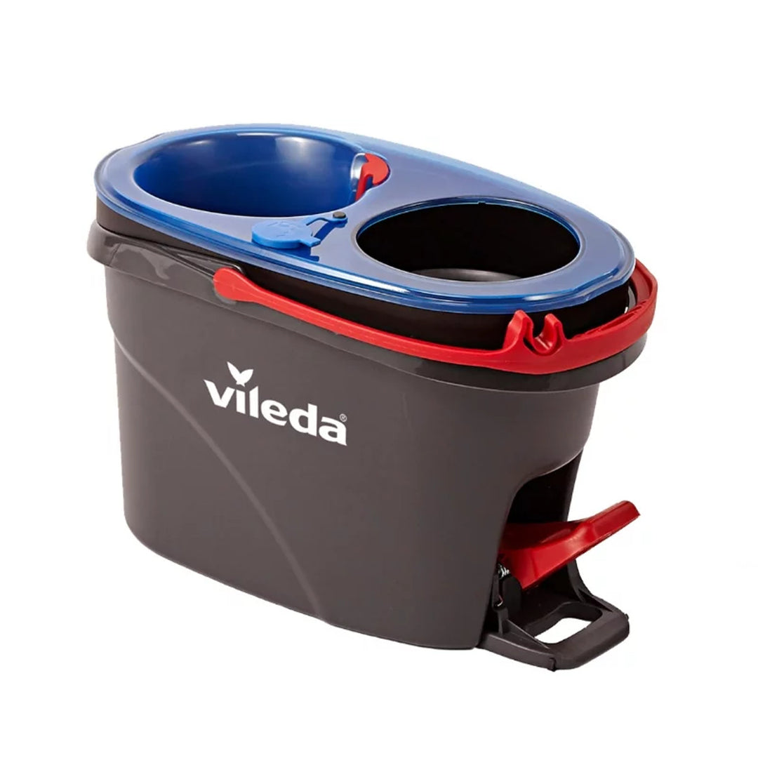 Mocio rotante Vileda, due camere, sistema di centrifugazione, barra pieghevole, facile pulizia degli angoli, turbo H2prO