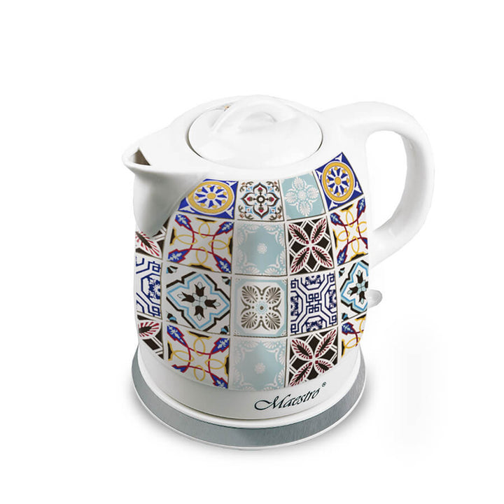 Bollitore in ceramica Maestro, senza fili, 1200W, capacità 1,5l, MR-066-Porto