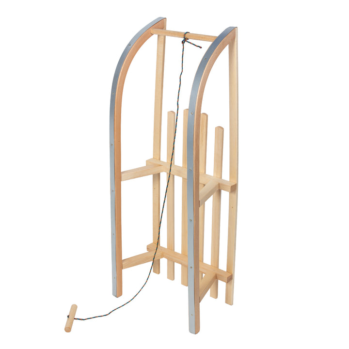 Slitta in legno GreenBlue, classica, con corda, fino a 100 kg, GB153