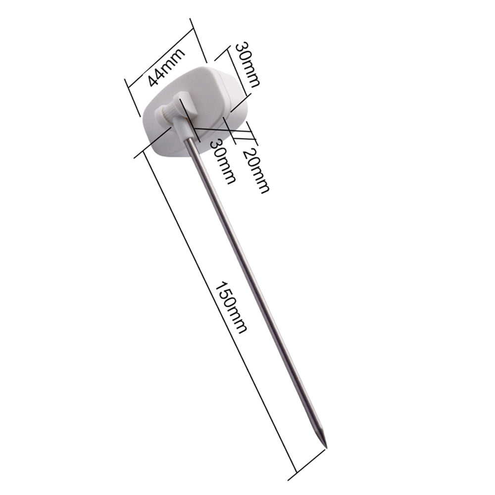 Termometro/sonda per alimenti, verde-blu, lunghezza sonda 15 cm, intervallo di temperatura da -50°C a +300°C, precisione 0,1°C, GB382, 3 pezzi