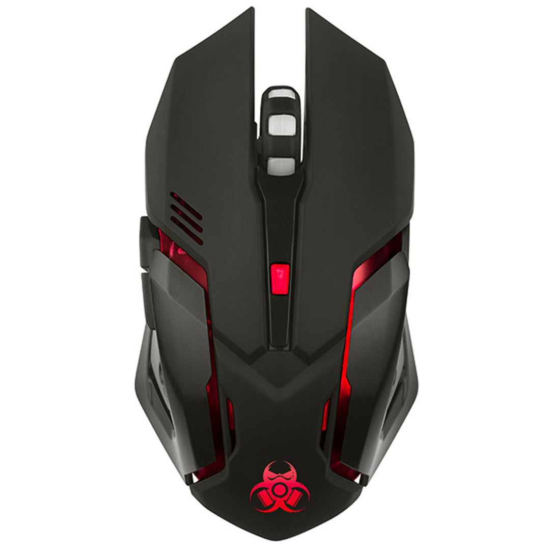 Mouse da gioco Tracer, senza fili, batteria da 500 mAh, 3200 DPI, Gamezone Rocky RF Nano