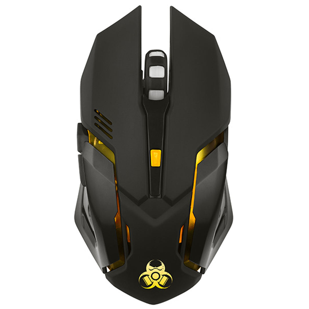 Mouse da gioco Tracer, senza fili, batteria da 500 mAh, 3200 DPI, Gamezone Rocky RF Nano