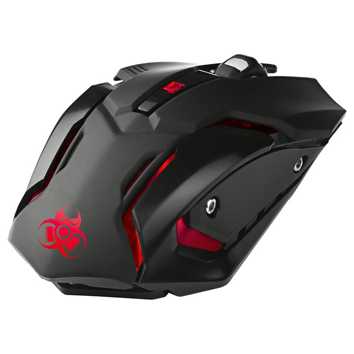 Mouse da gioco Tracer, senza fili, batteria da 500 mAh, 3200 DPI, Gamezone Rocky RF Nano