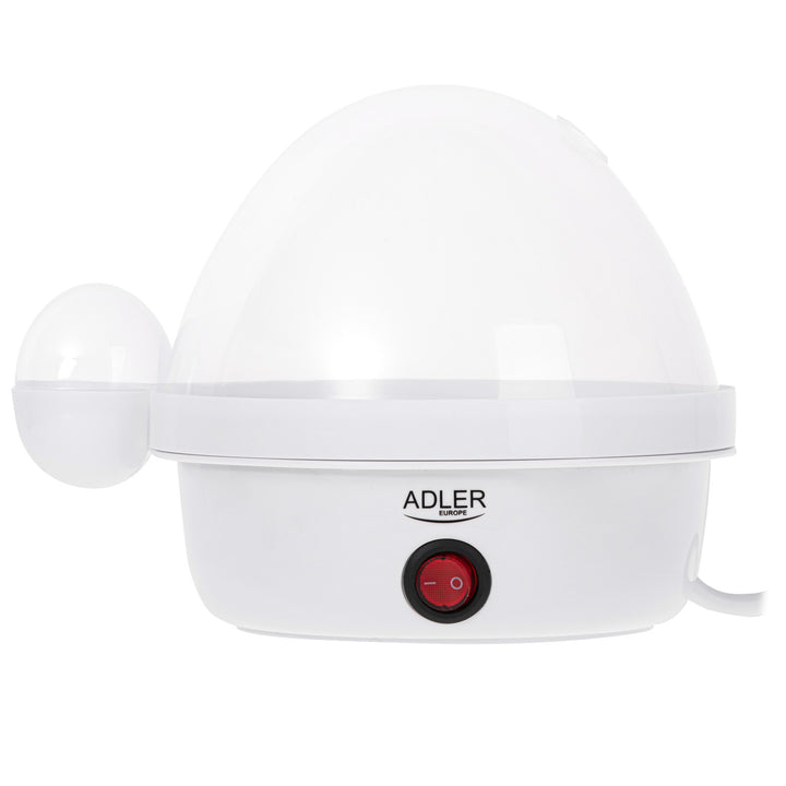 Cuociuova automatico Adler, per 7 uova, potenza 450W, bianco, AD 4459