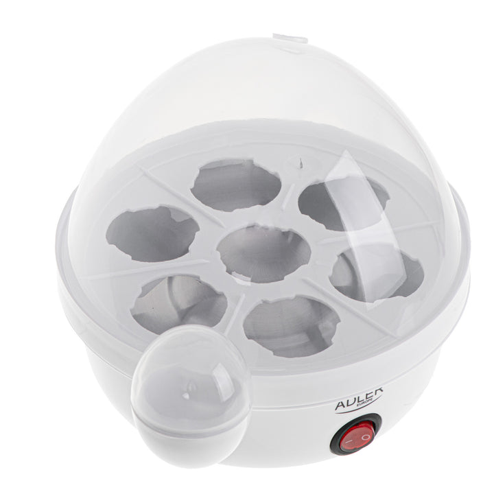 Cuociuova automatico Adler, per 7 uova, potenza 450W, bianco, AD 4459