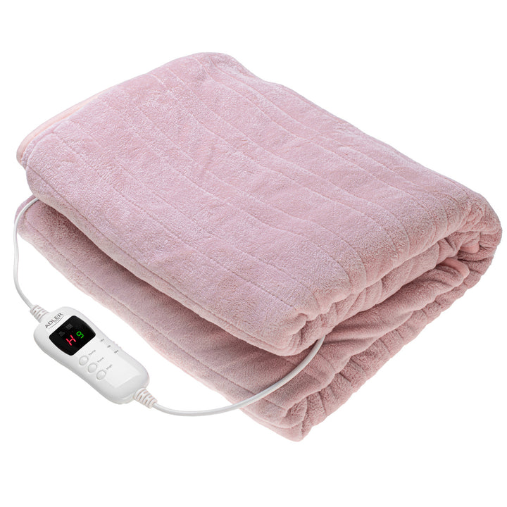 Coperta elettrica Adler, telecomando LCD, 7 livelli di riscaldamento, 160x180 cm, AD 7443