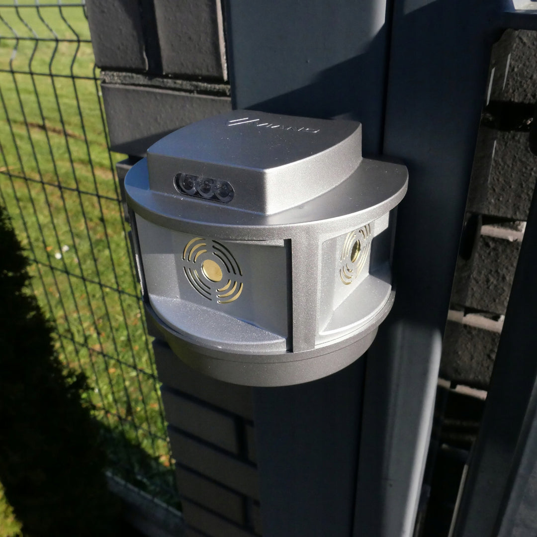 Dissuasore roditore senza fili per topi di martora Viano, IP44, batteria ricaricabile agli ioni di litio da 4Ah, modalità LED, Trio