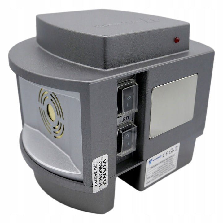 Dissuasore roditore senza fili per topi di martora Viano, IP44, batteria ricaricabile agli ioni di litio da 4Ah, modalità LED, Trio