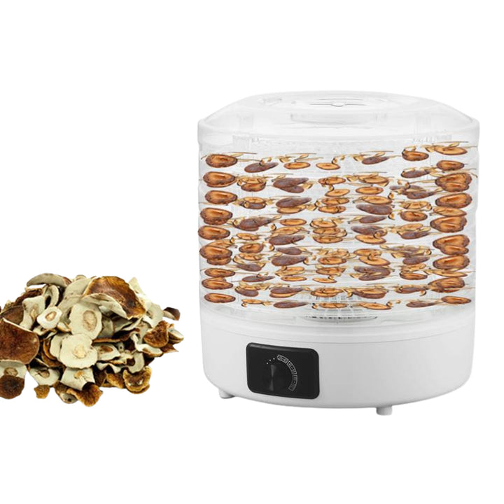 Essiccatore per funghi, verdure, frutta, carne LTC, potenza regolabile, base antiscivolo, 5 vassoi, lavabile in lavastoviglie, LXSR003