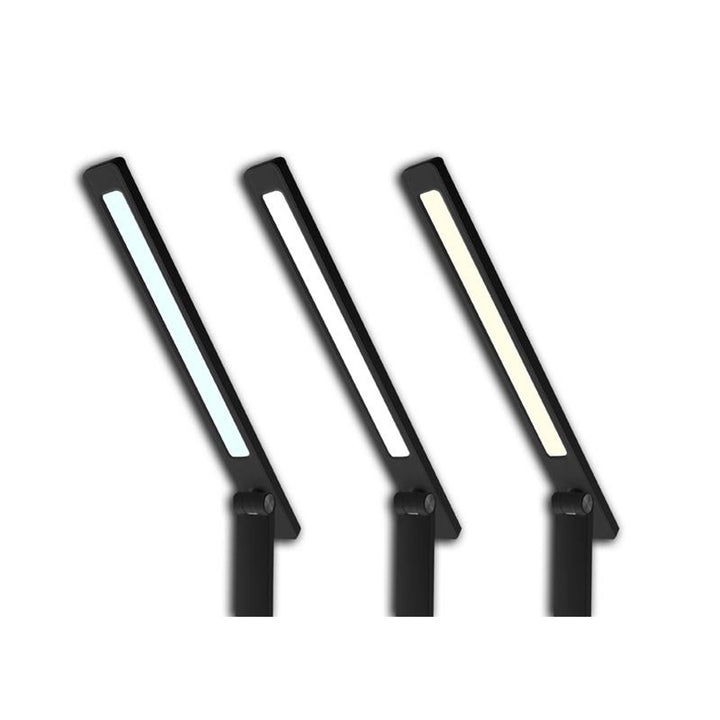 Lampada da ufficio LTC, LED 10W, tre temperature di luce, carica induttiva, pannello a sfioramento, LXL0099C