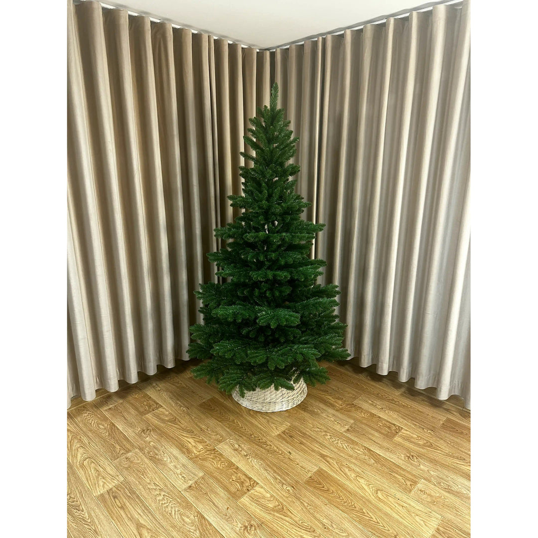Albero di Natale artificiale, abete norvegese, in pellicola di PVC, altezza 220 cm