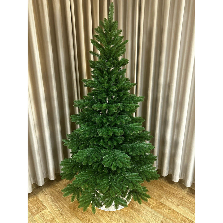 Albero di Natale artificiale, abete norvegese, in pellicola di PVC, altezza 220 cm