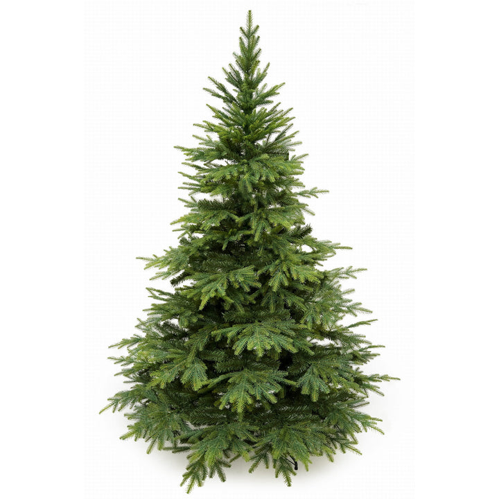 Albero di Natale artificiale, abete rosso naturale del Caucaso, PVC + PE, altezza 220 cm