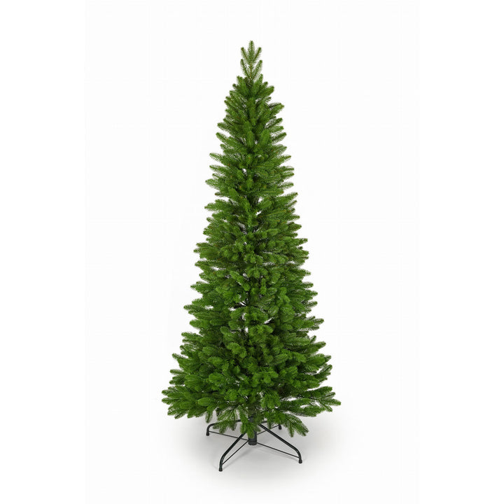 Albero di Natale artificiale, abete rosso colonnare, rami in PE, altezza 180 cm