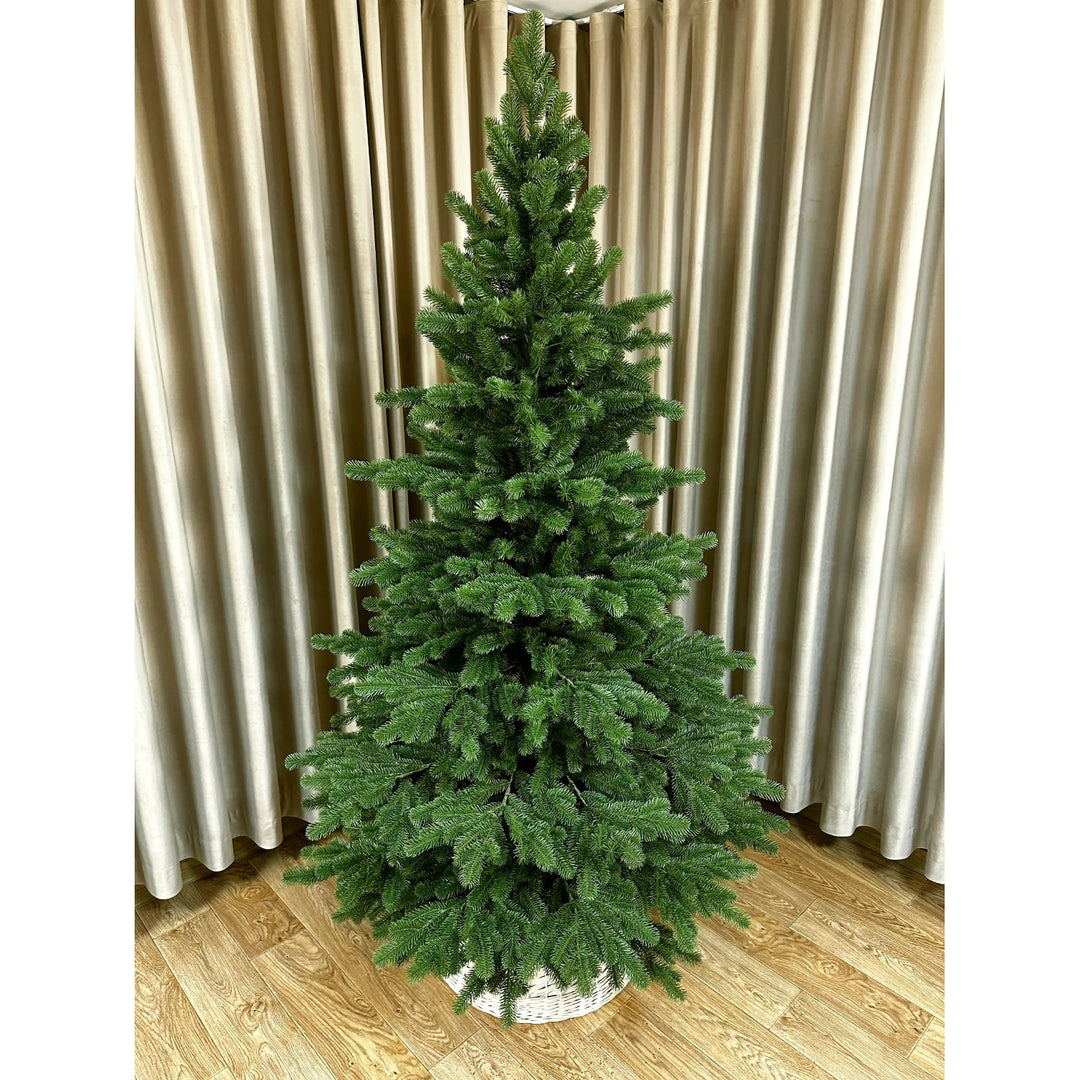 Albero di Natale artificiale, abete naturale, 100% PE, altezza 230 cm