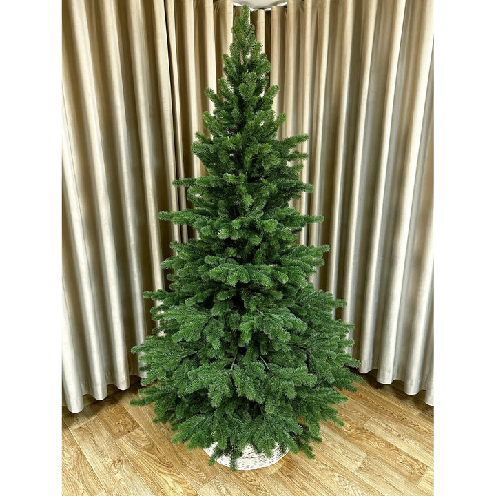 Albero di Natale artificiale, abete naturale, 100% PE, altezza 230 cm
