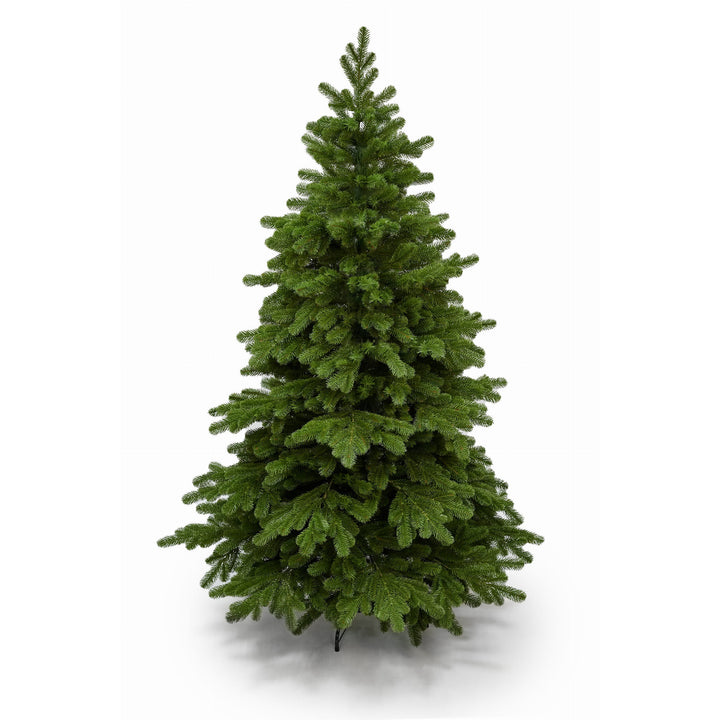 Albero di Natale artificiale, abete naturale, 100% PE, altezza 200 cm
