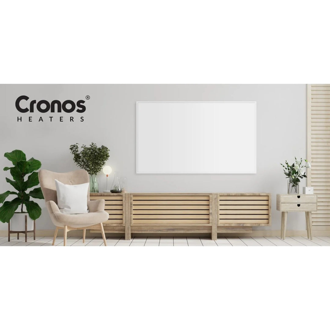 Riscaldatore a infrarossi Cronos, 800W, superficie opaca, ultrasottile, Carbon P800