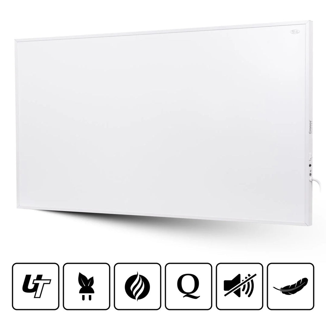 Riscaldatore a infrarossi Cronos, 800W, superficie opaca, ultrasottile, Carbon P800
