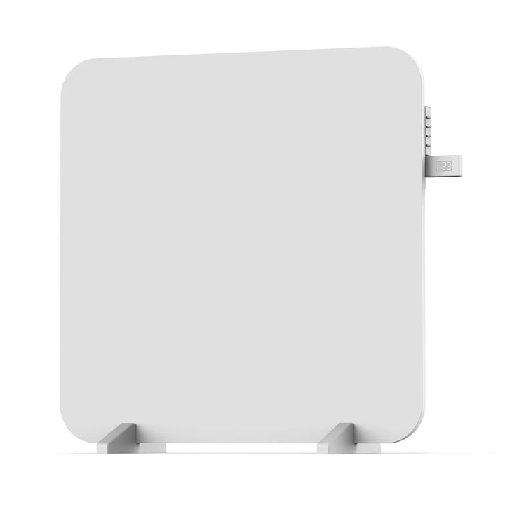 Riscaldatore a infrarossi Cronos, 450W, con termostato e telecomando, regolabile da 10°C a 50°C, a bassa perdita di energia, Titanio CR-500