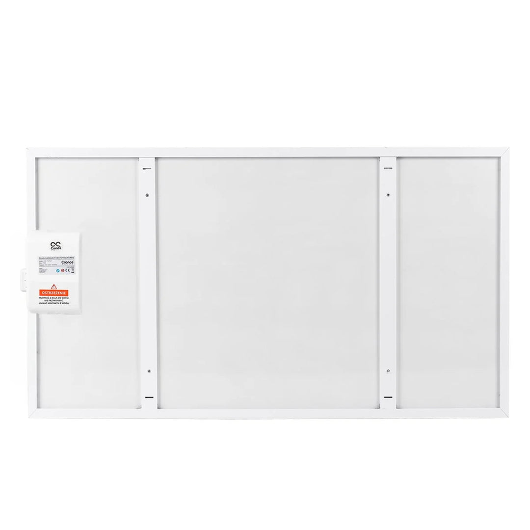 Riscaldatore a infrarossi Cronos, 770W, controllato da smartphone, termostato integrato, tasso di conversione del 98%, protezione IP44, Synthelith PRO CRP-770TWP