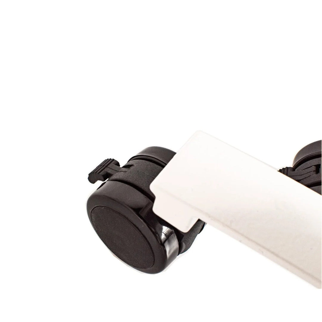 Gambe con rotelle per Cronos, universali, leggere, in materiali resistenti alle temperature, con freno di bloccaggio