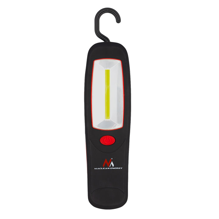 Lampada da officina COB LED Maclean, magnete, gancio, 3xAA, MCE03 + 3 batterie Varta Industrial LR6/AA R-06