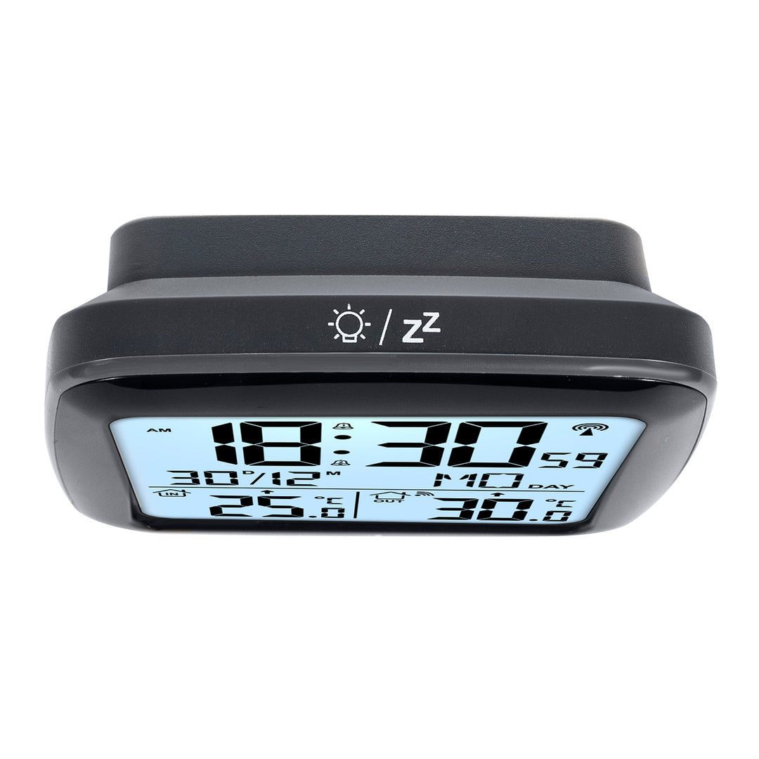 Stazione meteo wireless GreenBlue, con DCF, calendario, allarme, GB542 + 4x batterie alcaline AAA Varta Industrial