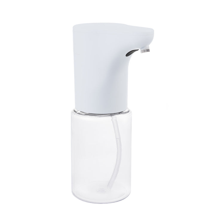 Distributore automatico Promedix, contenitore per saponi liquidi, liquidi disinfettanti, 300 ml, bianco, PR-540 W + 4 batterie Varta Industrial AA