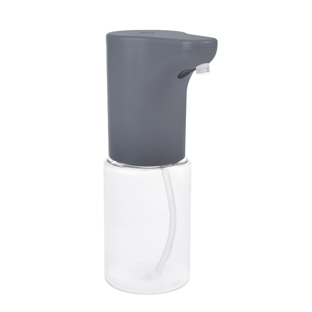 Dispenser automatico Promedix, contenitore per saponi liquidi, liquidi disinfettanti, 300 ml, grigio, PR-540 GR + 4 batterie Varta Industrial AA