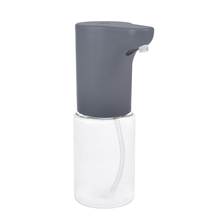 Dispenser automatico Promedix, contenitore per saponi liquidi, liquidi disinfettanti, 300 ml, grigio, PR-540 GR + 4 batterie Varta Industrial AA