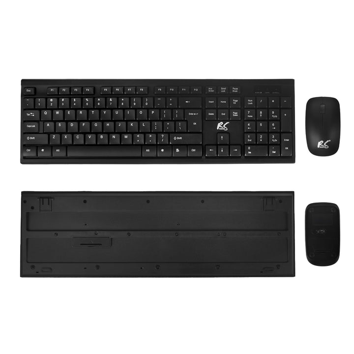 Tastiera + mouse senza fili COMBO NanoRS, RS580 + 2 batterie alcaline AAA Varta Industrial