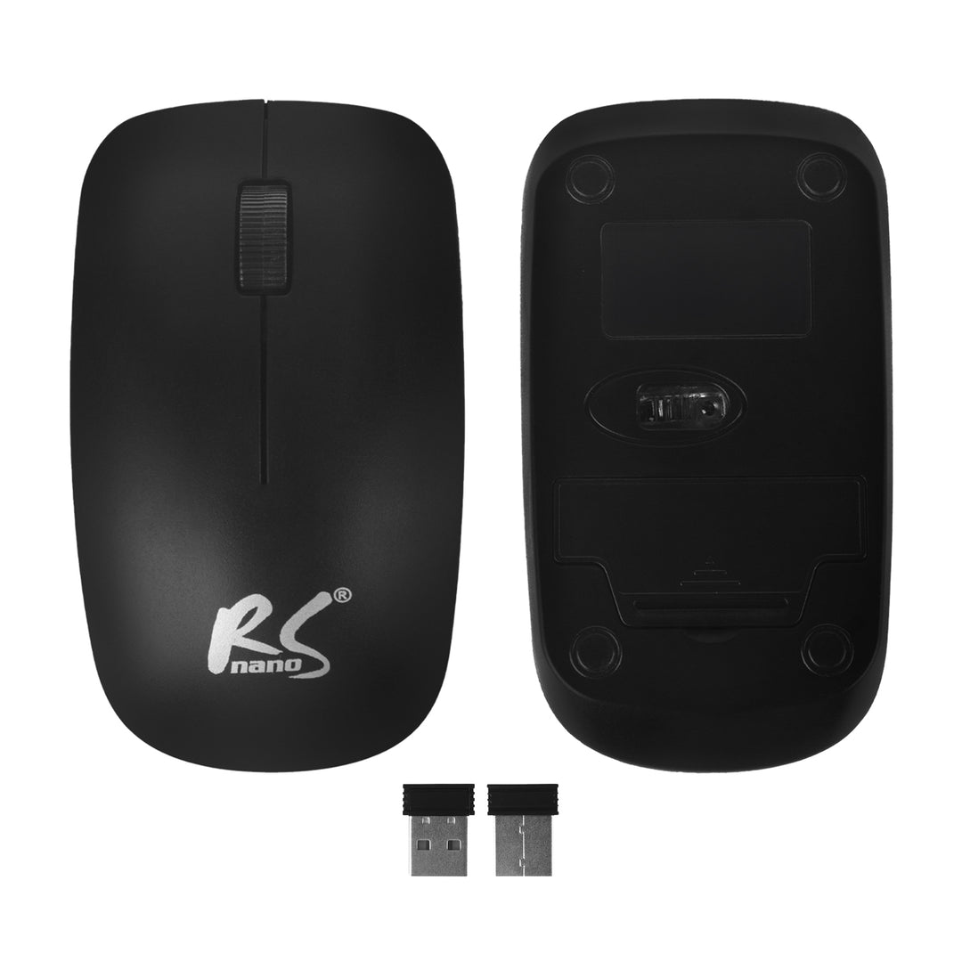 Tastiera + mouse senza fili COMBO NanoRS, RS580 + 2 batterie alcaline AAA Varta Industrial