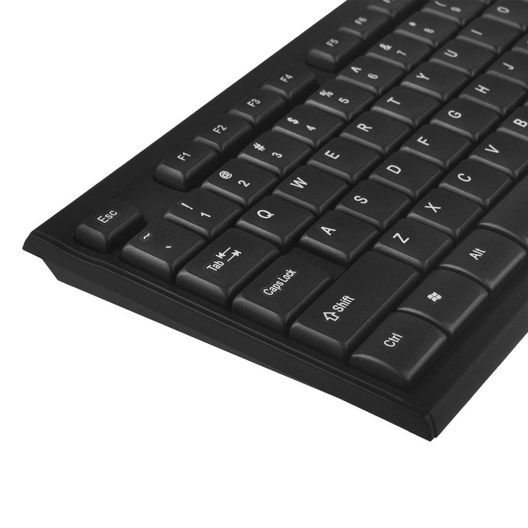 Tastiera + mouse senza fili COMBO NanoRS, RS580 + 2 batterie alcaline AAA Varta Industrial
