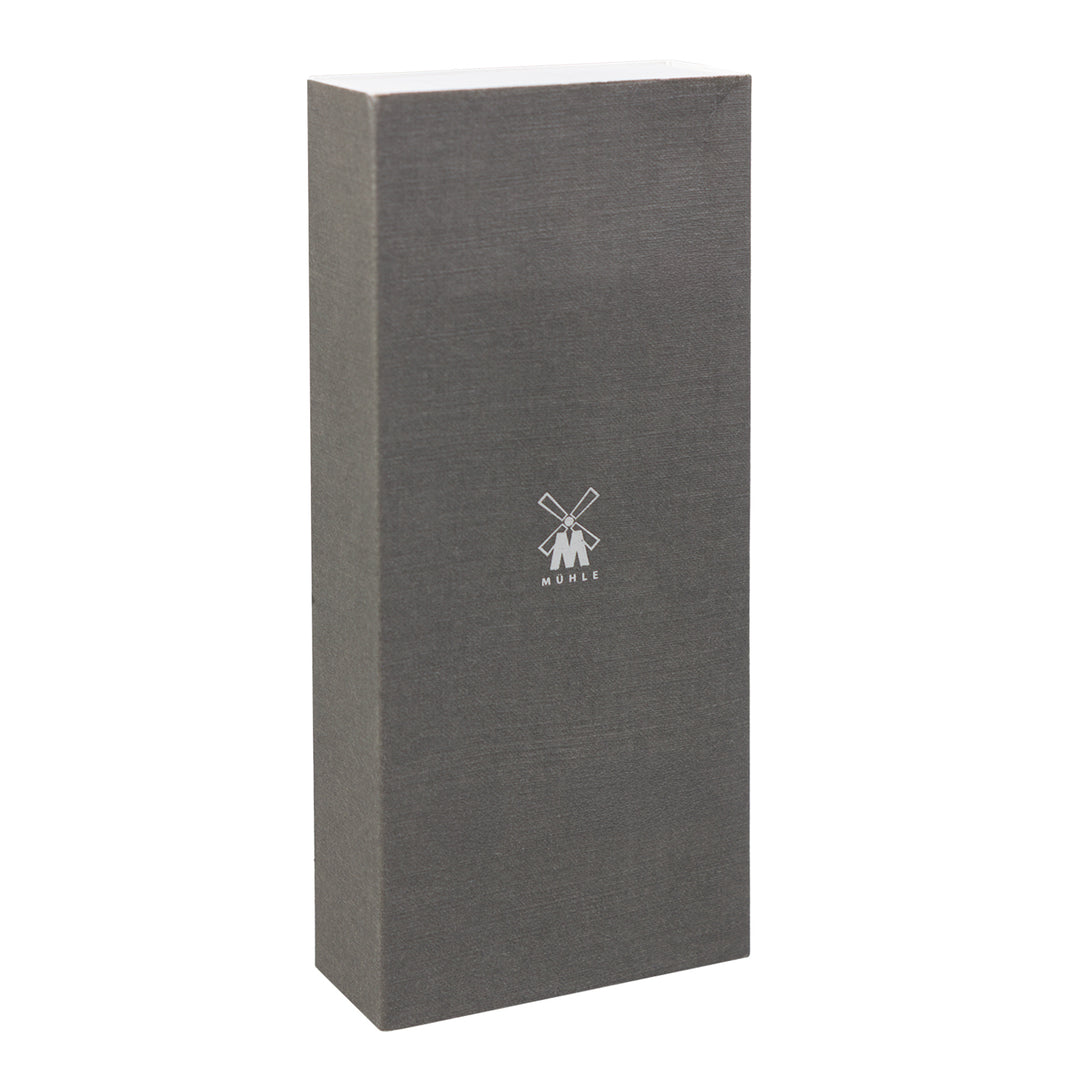 Rasoio tradizionale, lama di rasoio, ottone cromato, MÜHLE R89