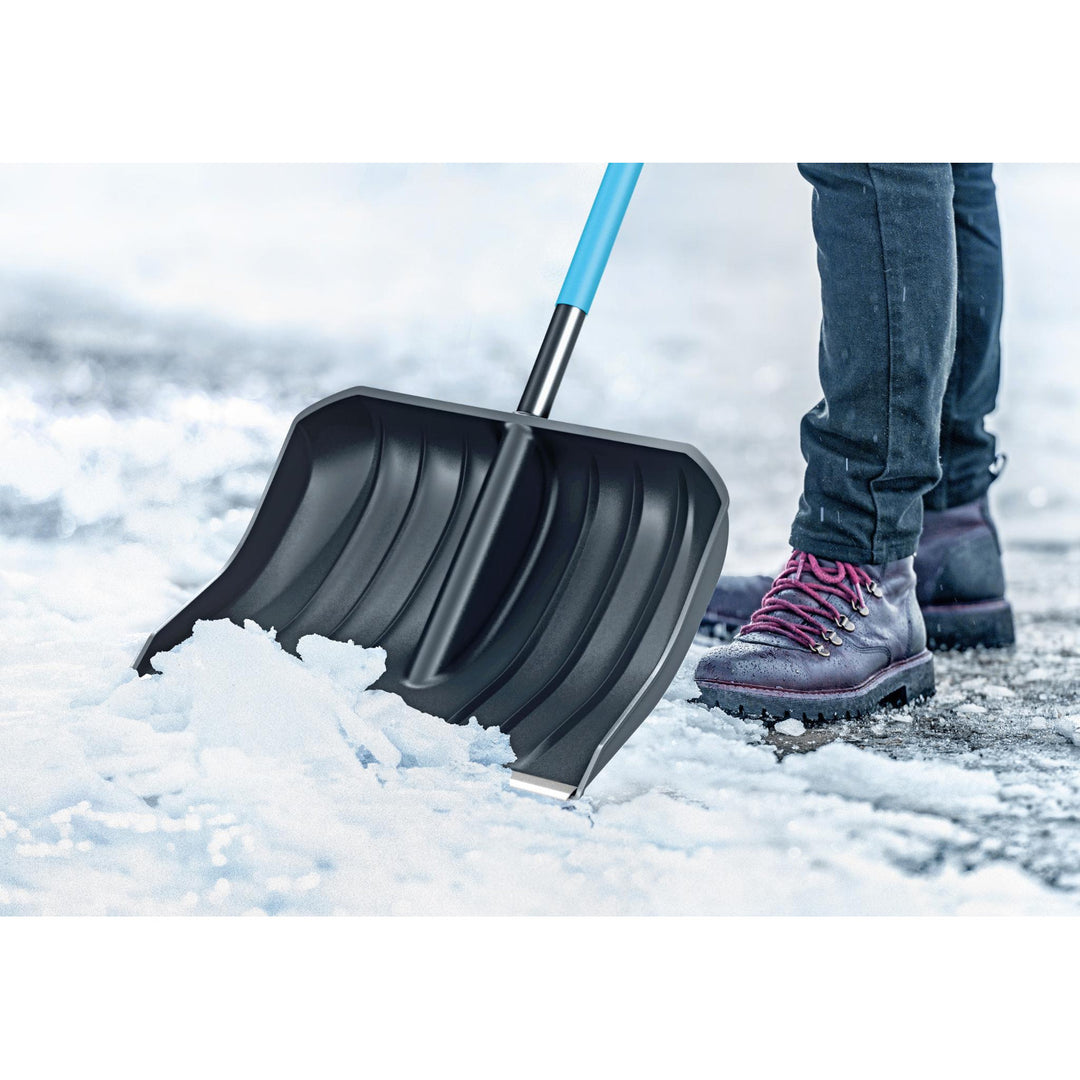 Pala da neve Cellfast, manico in alluminio, lunghezza 140 cm, Cellpro 40-340 + raschietto per vetri