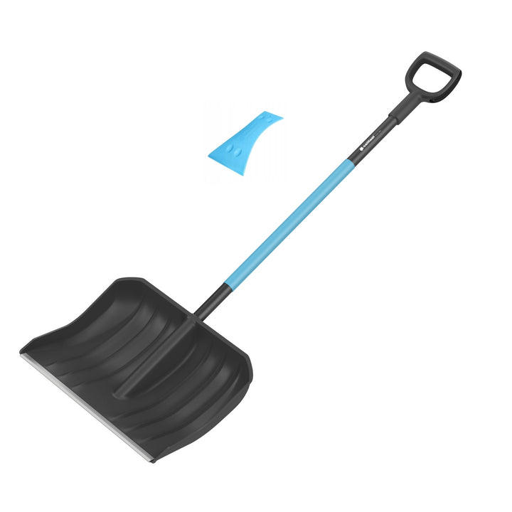 Pala da neve Cellfast, manico in alluminio, lunghezza 140 cm, Cellpro 40-340 + raschietto per vetri